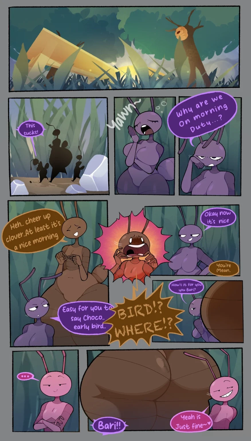 Morning Shift porn comic picture 1