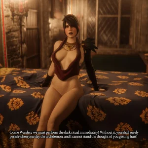 Morrigan's Dark(er) Ritual porn comic picture 1