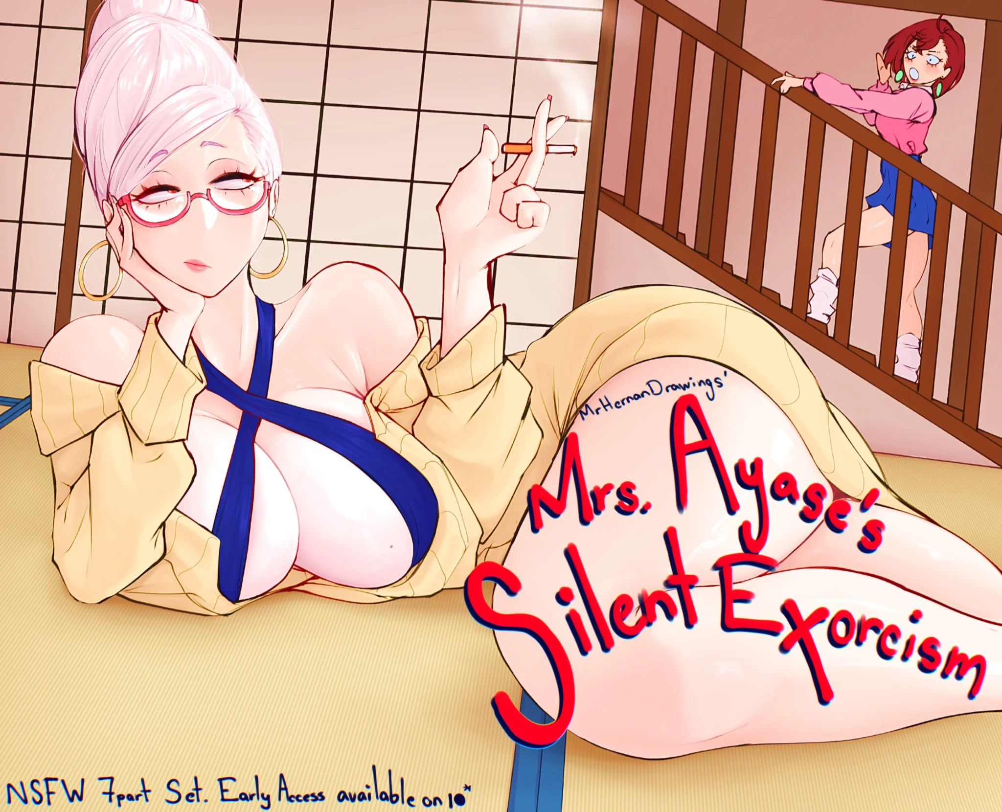 Mrs. Ayase's Silent Exorcism porn comic picture 1