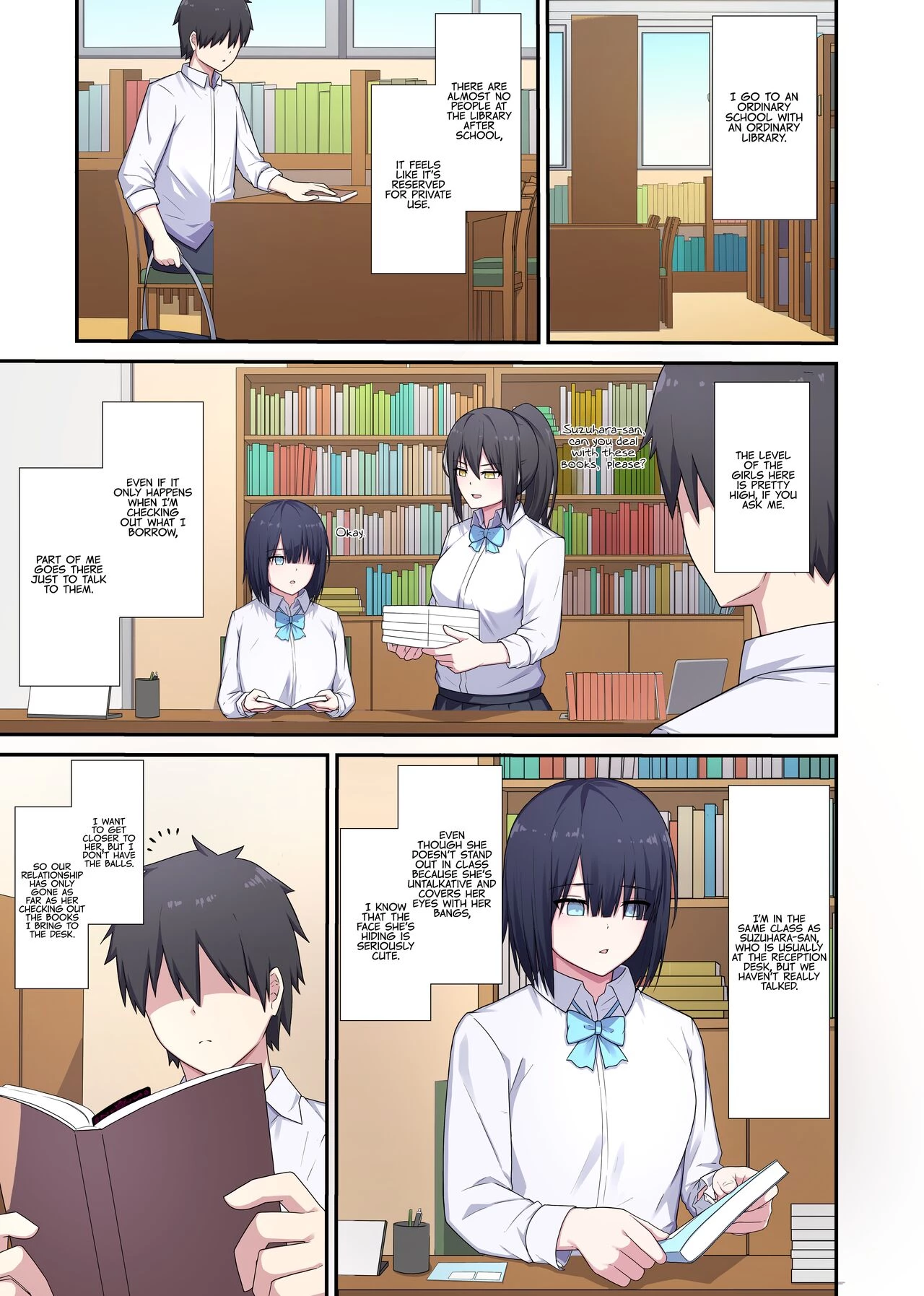 Ms. Librarian, I'd Like to Borrow Your Body! porn comic picture 2