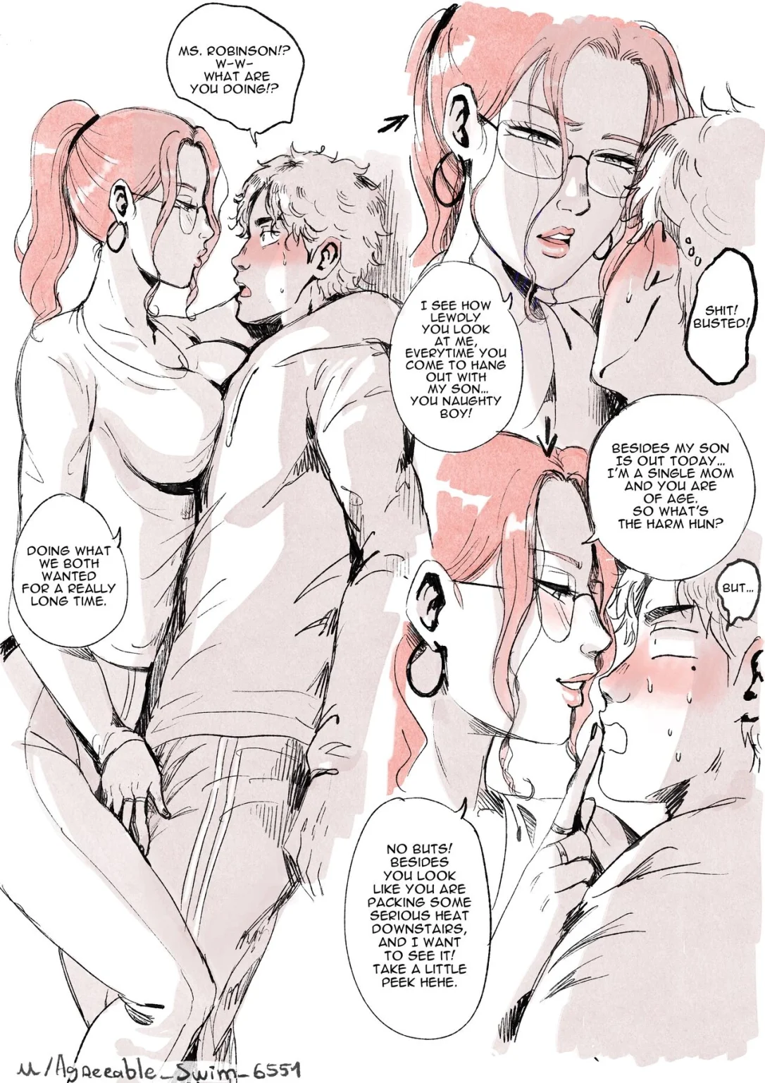 Ms. Robinson: Dom MILF porn comic picture 1