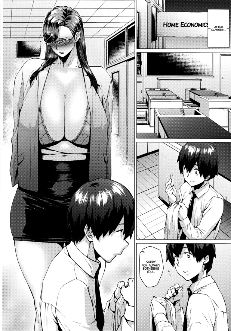 Ms. Tobashi Loses Her Buttons Again | Tobashi Sensei wa Kyou mo Button o Tobasu porn comic picture 5