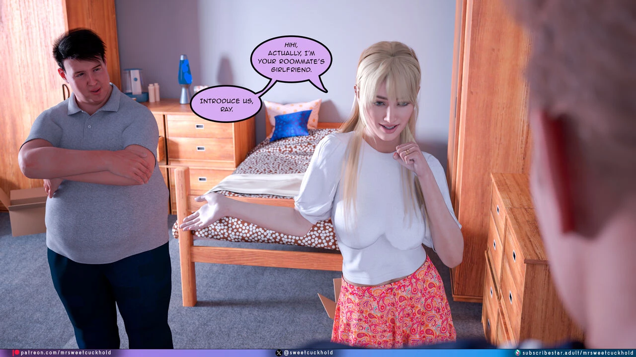 Much bigger than my boyfriend- COLLEGE DAYS porn comic picture 41