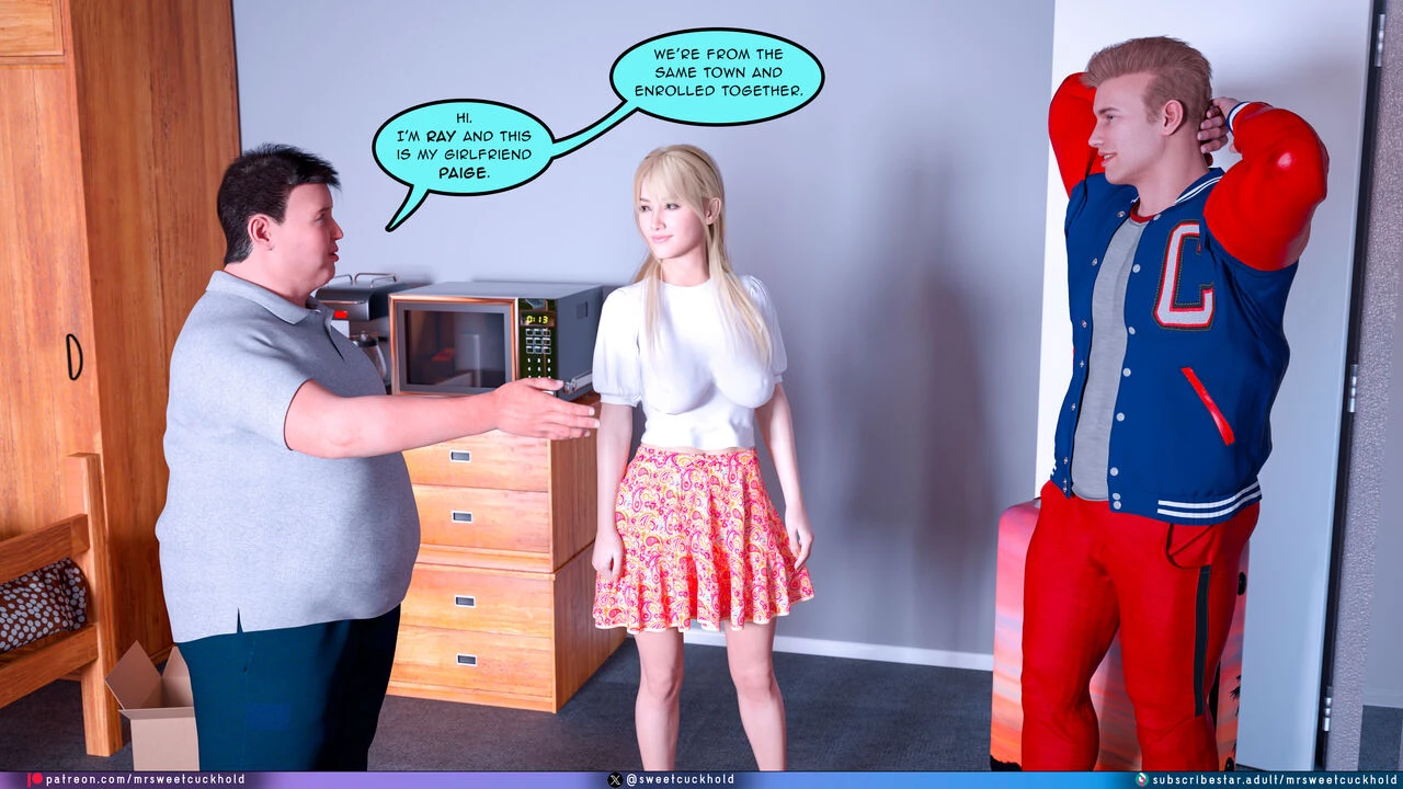 Much bigger than my boyfriend- COLLEGE DAYS porn comic picture 42