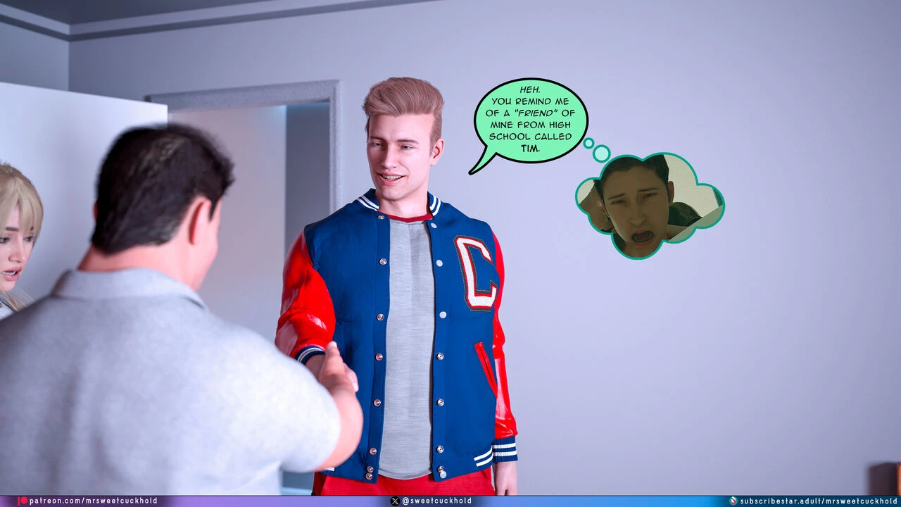 Much bigger than my boyfriend- COLLEGE DAYS porn comic picture 44