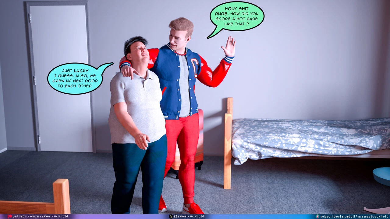 Much bigger than my boyfriend- COLLEGE DAYS porn comic picture 52