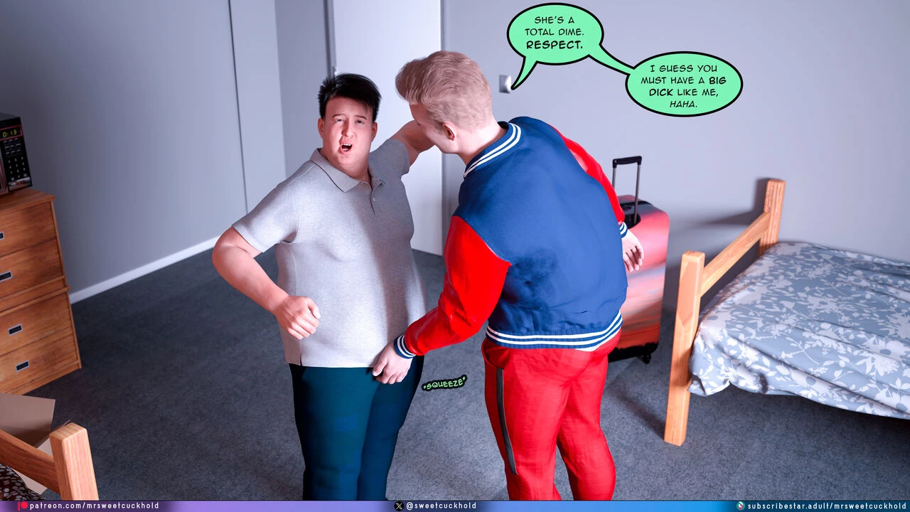 Much bigger than my boyfriend- COLLEGE DAYS porn comic picture 53