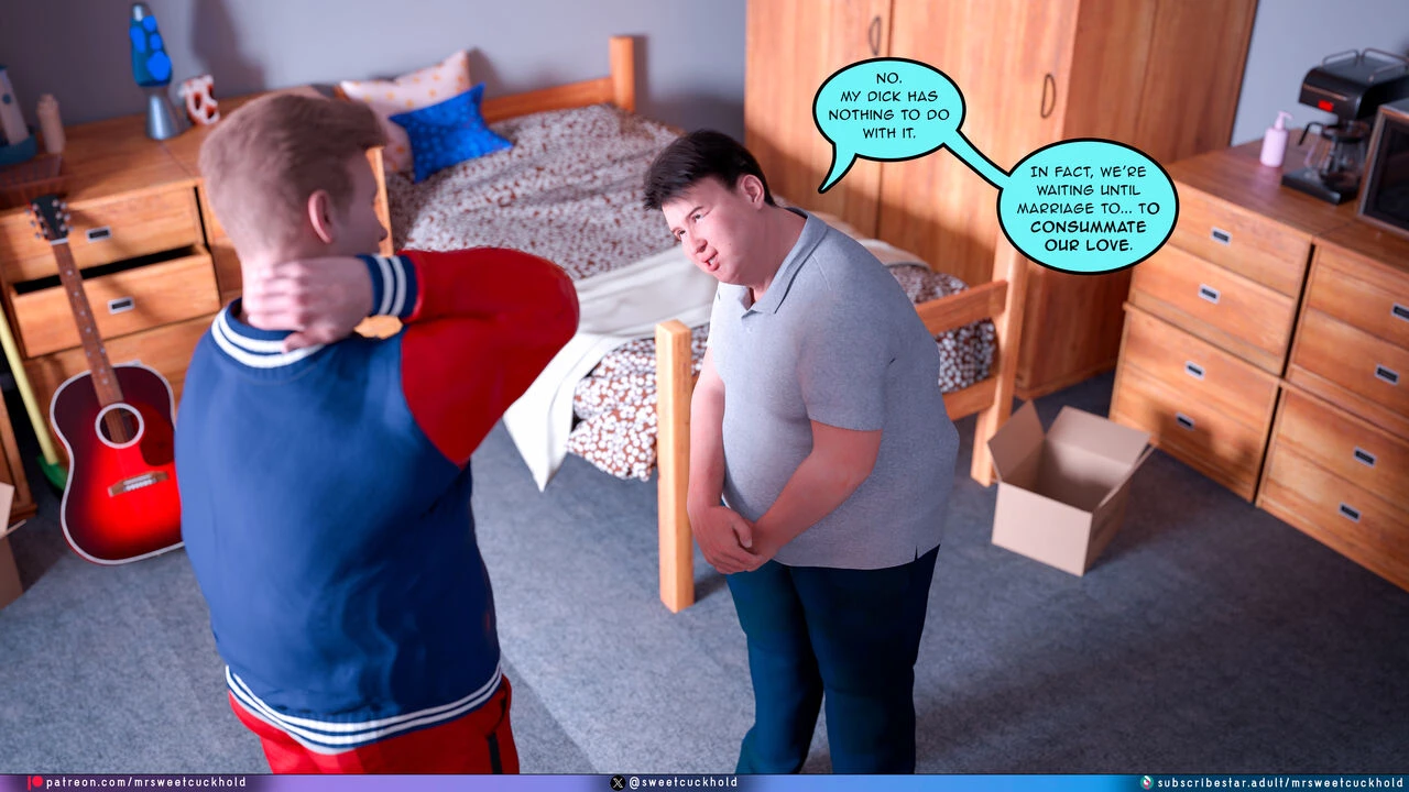 Much bigger than my boyfriend- COLLEGE DAYS porn comic picture 54
