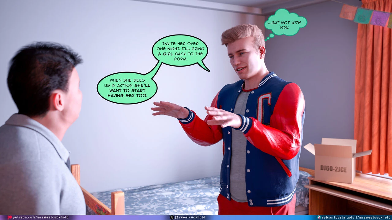 Much bigger than my boyfriend- COLLEGE DAYS porn comic picture 57