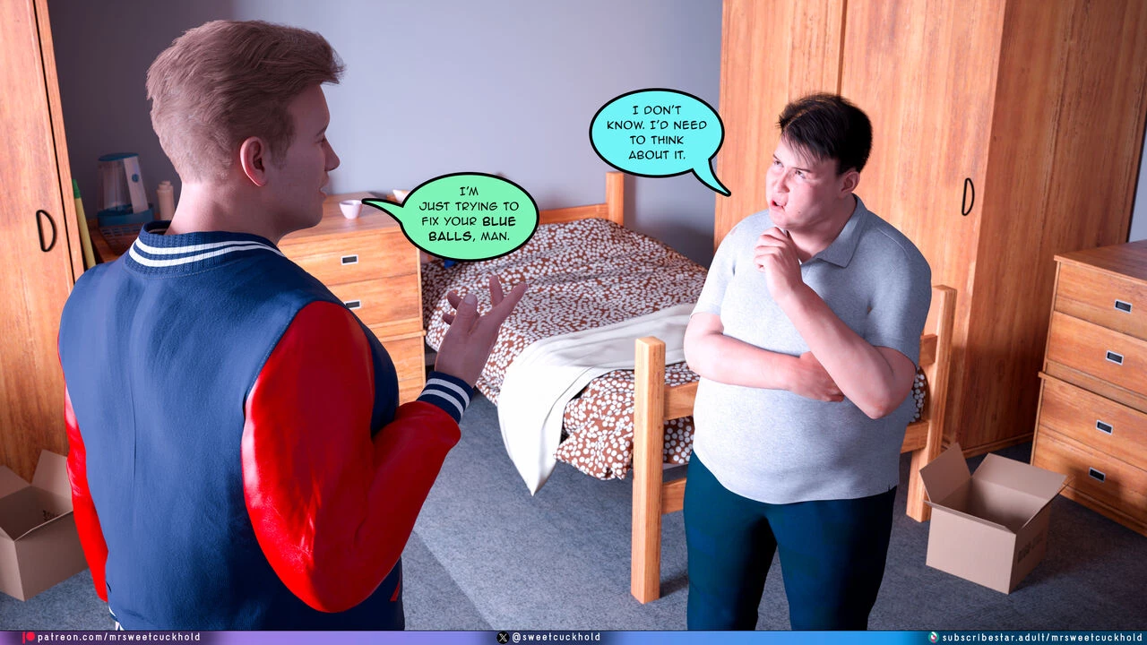 Much bigger than my boyfriend- COLLEGE DAYS porn comic picture 58