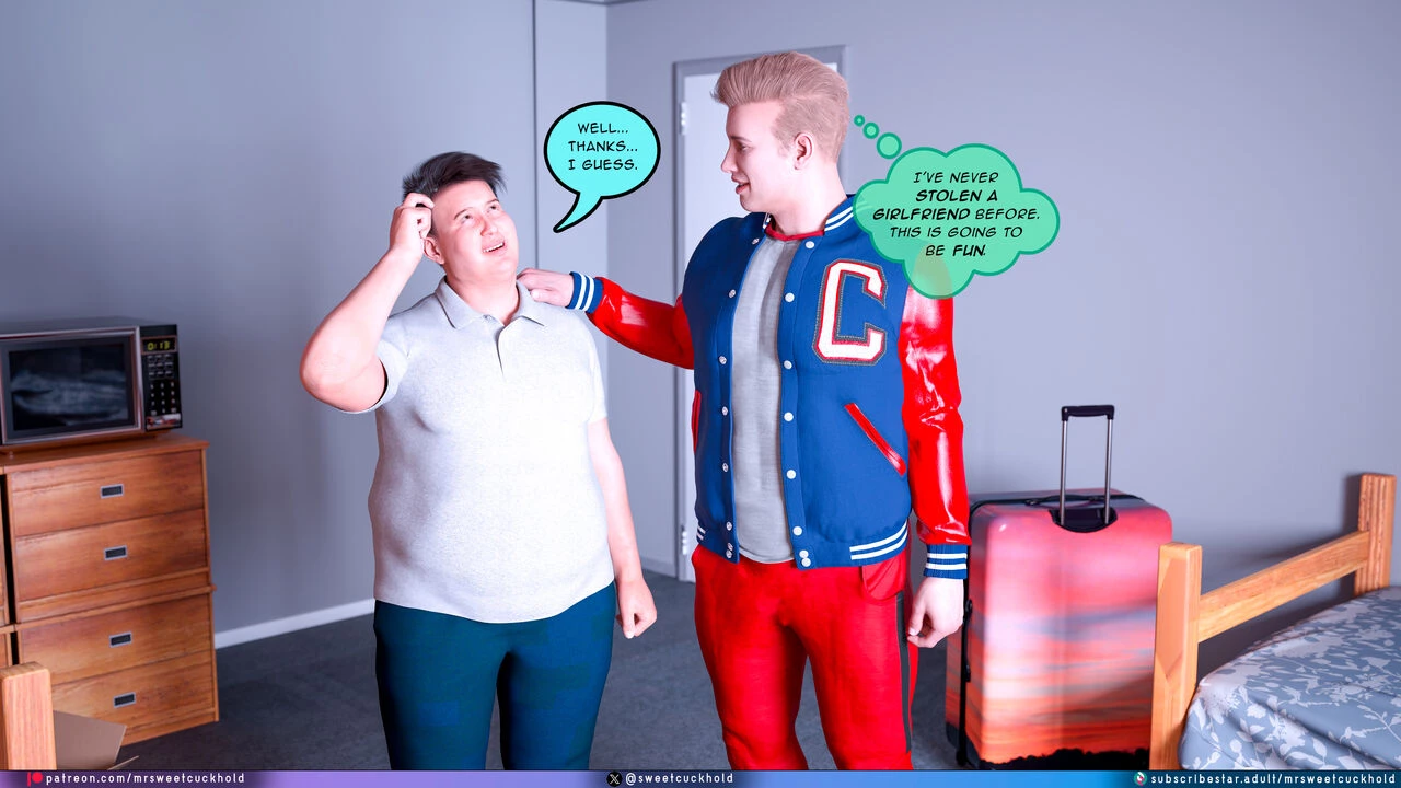 Much bigger than my boyfriend- COLLEGE DAYS porn comic picture 59
