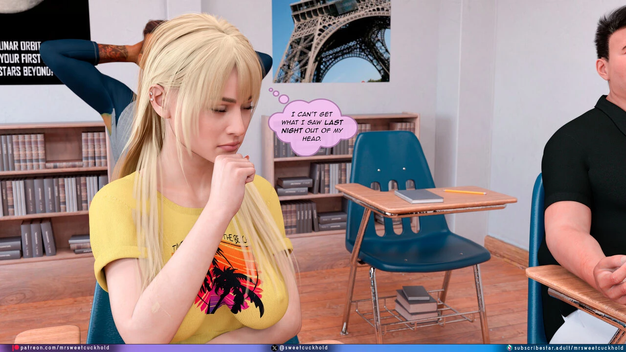 Much bigger than my boyfriend- COLLEGE DAYS porn comic picture 89