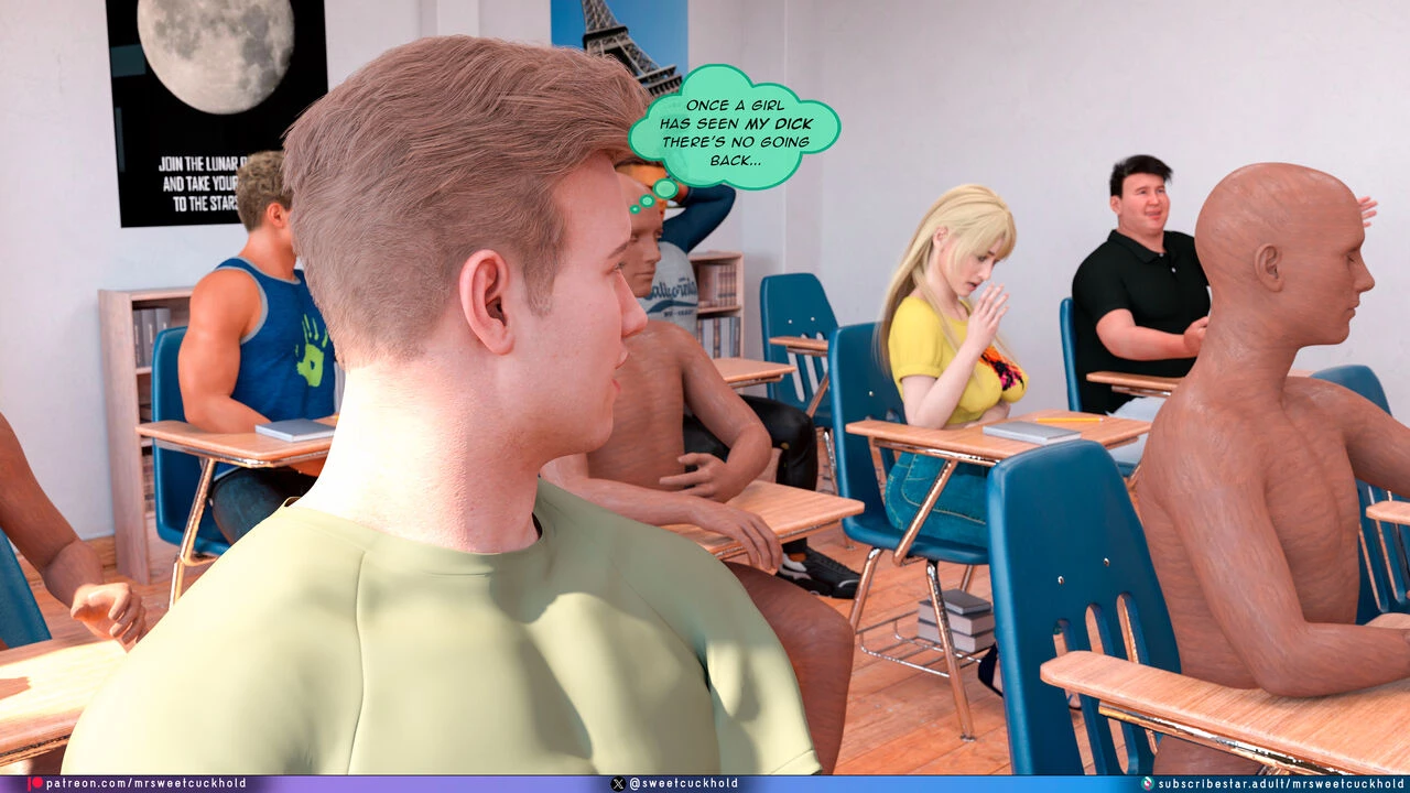 Much bigger than my boyfriend- COLLEGE DAYS porn comic picture 93
