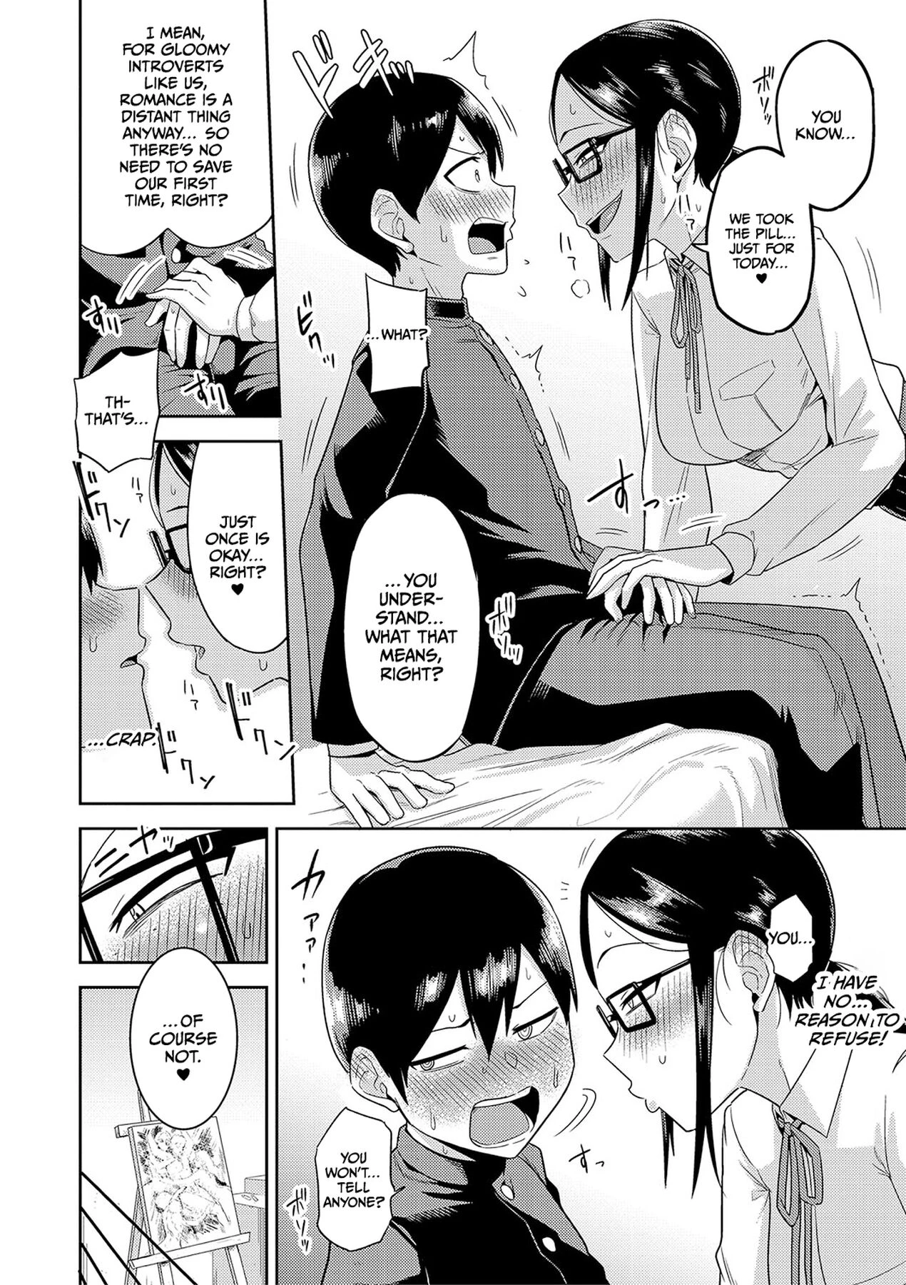Mujintou de, SEX ni Kyoumi Shinshin na Dosukebe Inkya Joshi-tachi to Harem Life porn comic picture 180