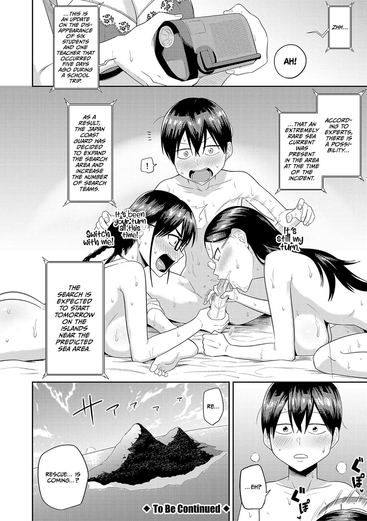 Mujintou de, SEX ni Kyoumi Shinshin na Dosukebe Inkya Joshi-tachi to Harem Life porn comic picture 72