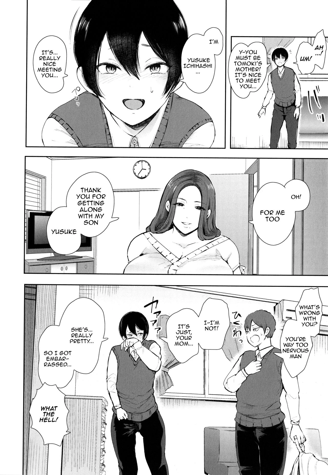 Mukashi no Uwaki Aite no ko ga Jitsu wa Watashi no Musuko no Doukyuusei de porn comic picture 12
