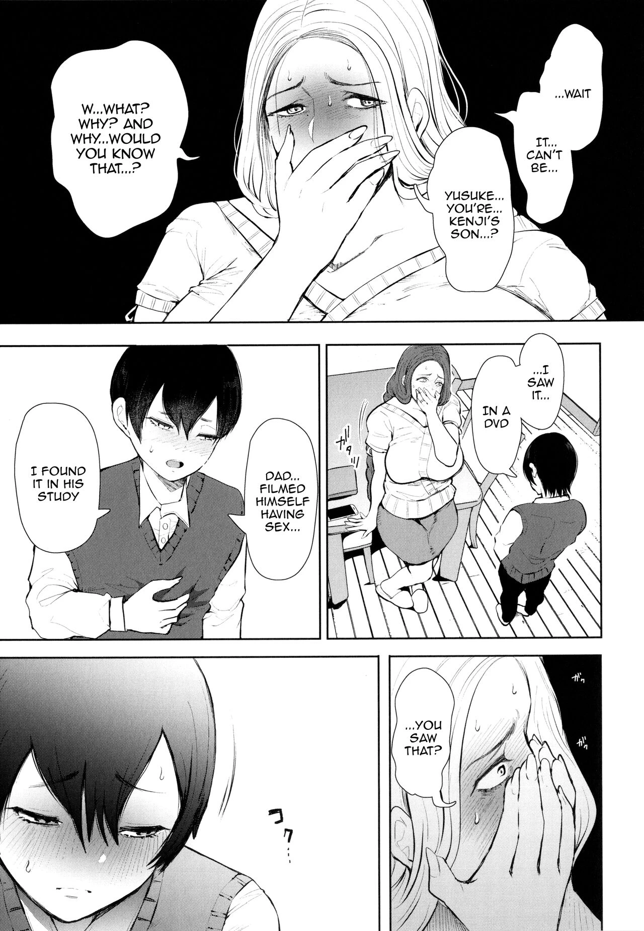 Mukashi no Uwaki Aite no ko ga Jitsu wa Watashi no Musuko no Doukyuusei de porn comic picture 17