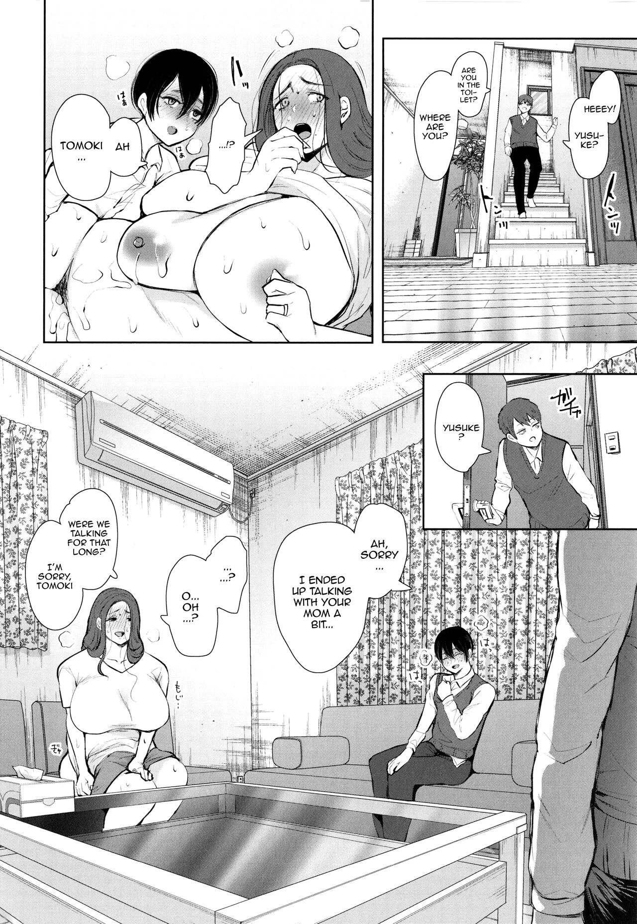 Mukashi no Uwaki Aite no ko ga Jitsu wa Watashi no Musuko no Doukyuusei de porn comic picture 36