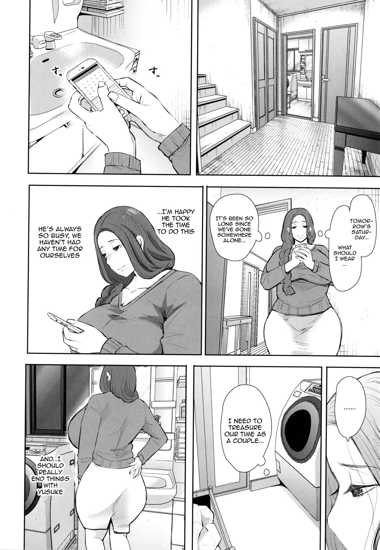 Mukashi no Uwaki Aite no ko ga Jitsu wa Watashi no Musuko no Doukyuusei de porn comic picture 48