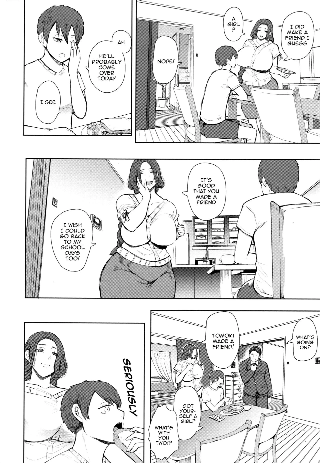 Mukashi no Uwaki Aite no ko ga Jitsu wa Watashi no Musuko no Doukyuusei de porn comic picture 8
