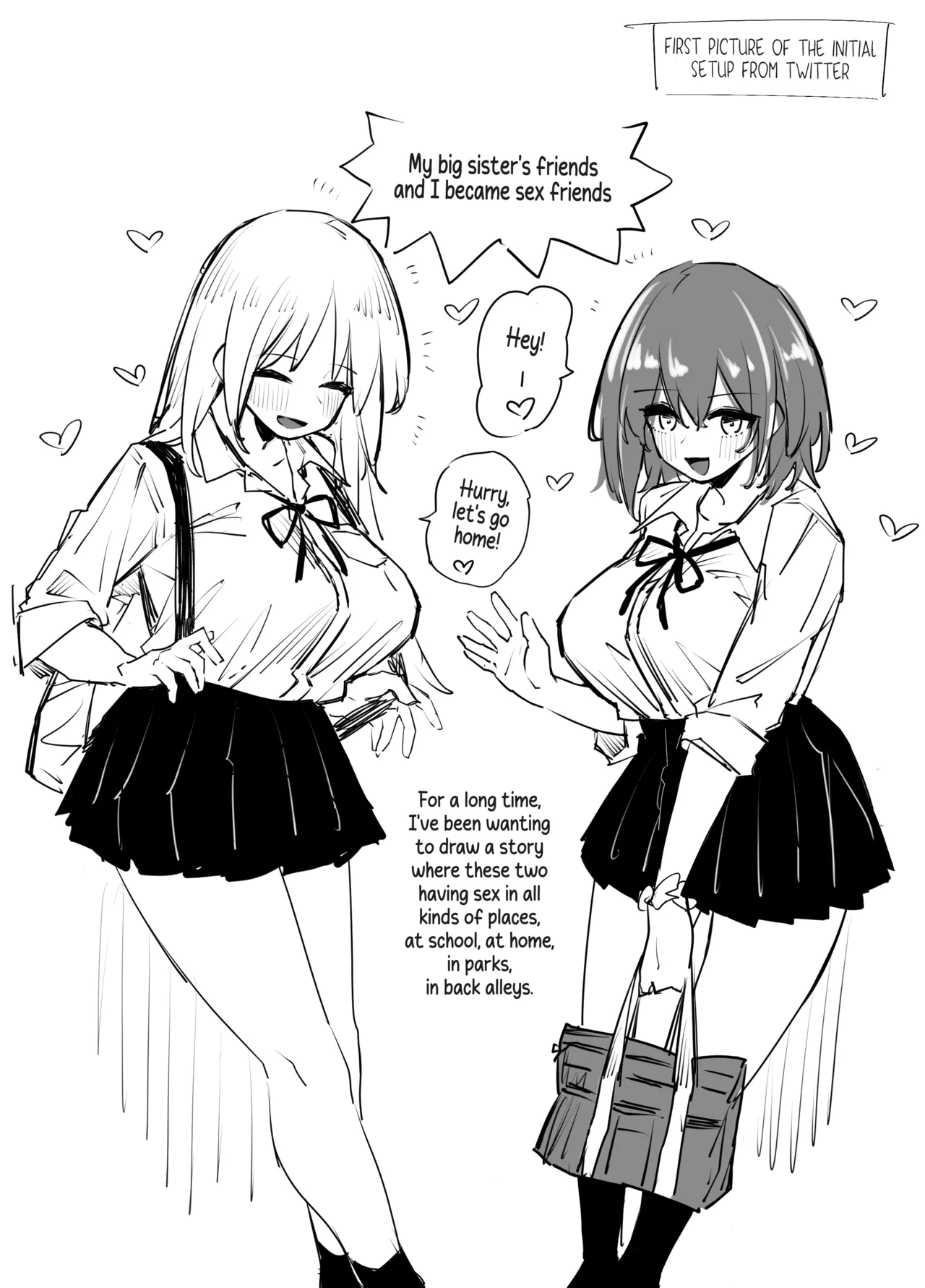 My Big Sister's Friends And I Became Sex Friends | Ane no Tomodachi to SeFri ni Natta porn comic picture 38