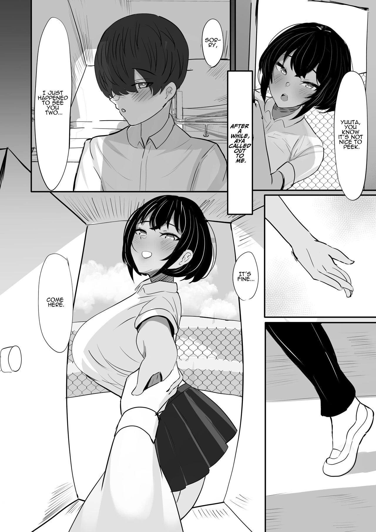 My Boyish Longtime Friend Who Is The Swimming Club Captain Is Addicted To My Dick | Suieibu Shushou no Boyish Osananajimi wa Boku no Chinpo ni Dohamari Chuu porn comic picture 25