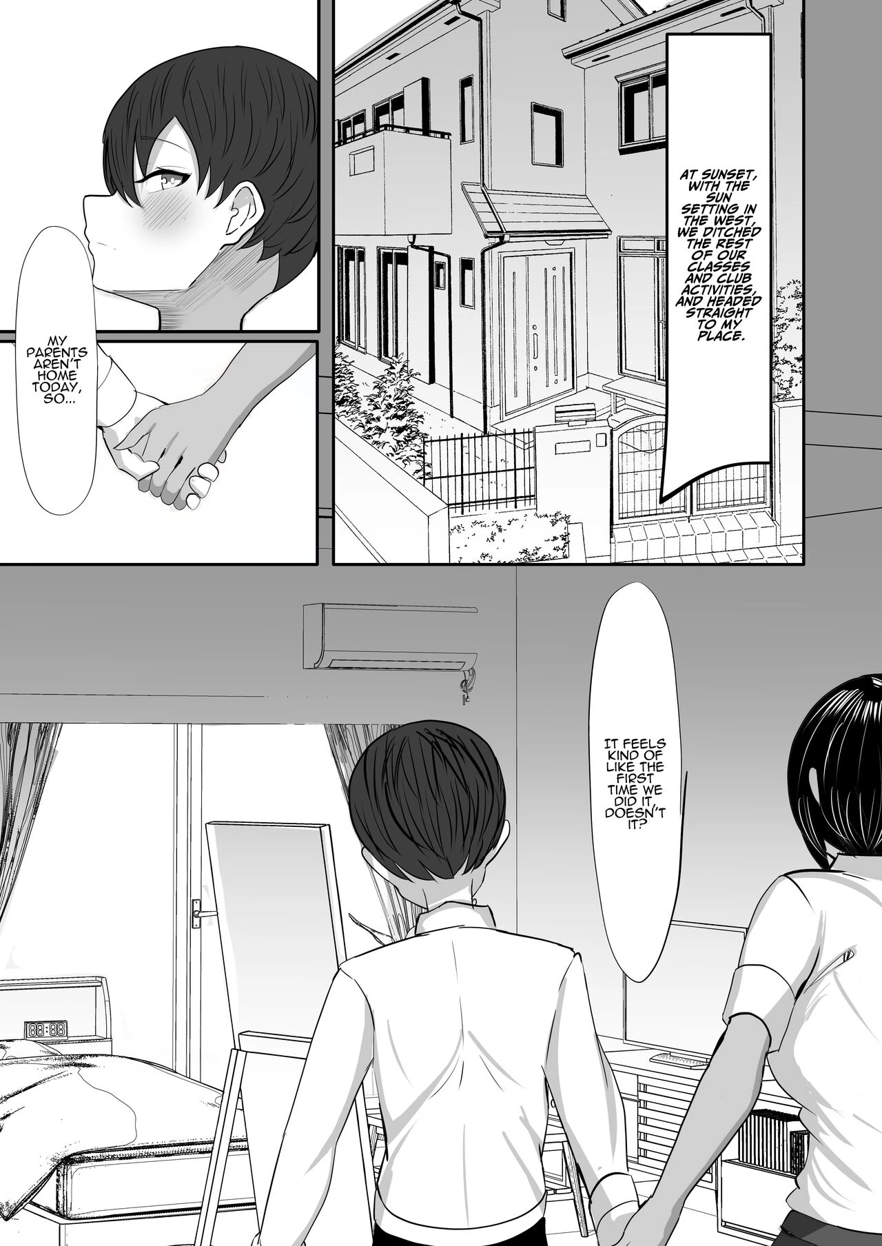 My Boyish Longtime Friend Who Is The Swimming Club Captain Is Addicted To My Dick | Suieibu Shushou no Boyish Osananajimi wa Boku no Chinpo ni Dohamari Chuu porn comic picture 42