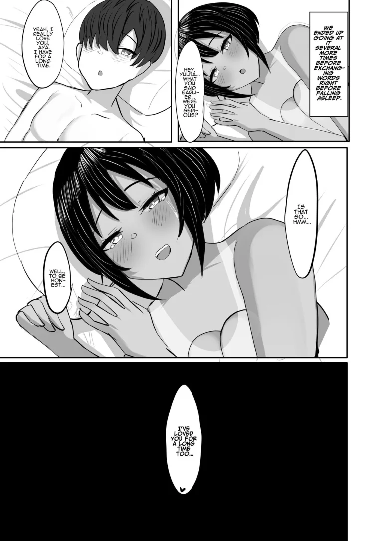 My Boyish Longtime Friend Who Is The Swimming Club Captain Is Addicted To My Dick | Suieibu Shushou no Boyish Osananajimi wa Boku no Chinpo ni Dohamari Chuu porn comic picture 54