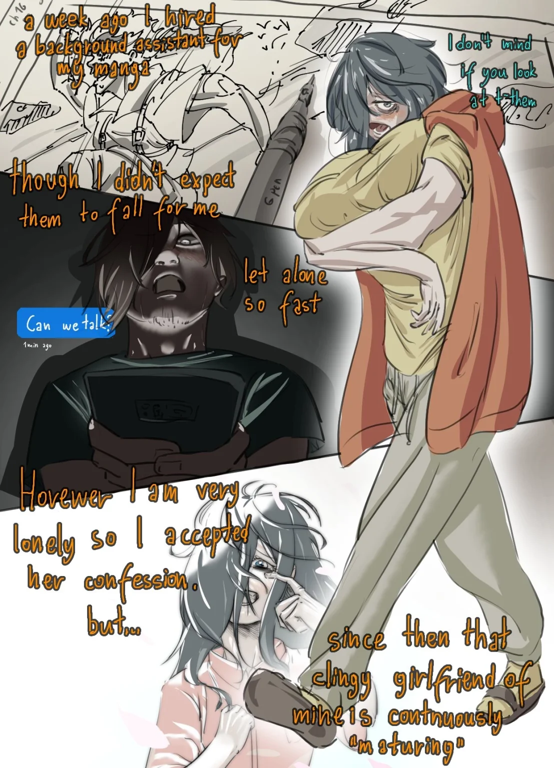 My Clingy Girlfriend porn comic picture 1