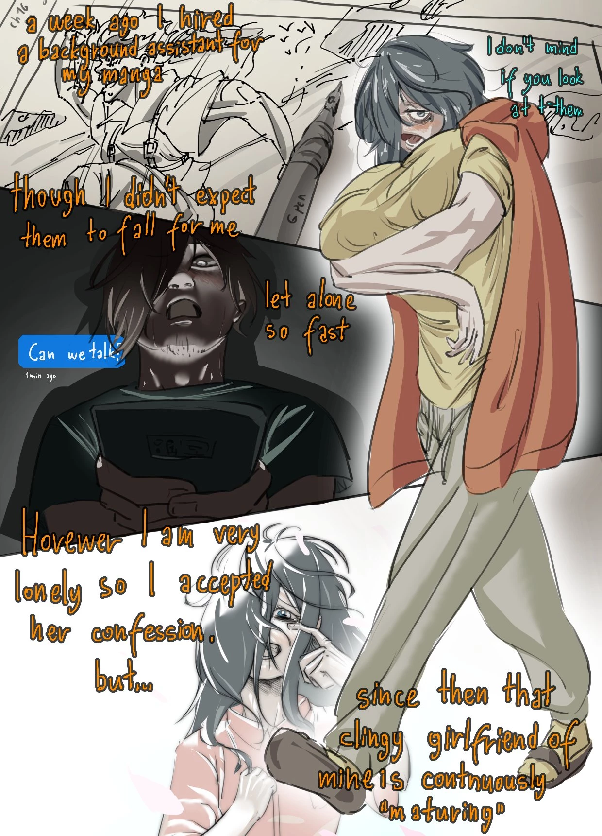 My Clingy Girlfriend porn comic picture 1