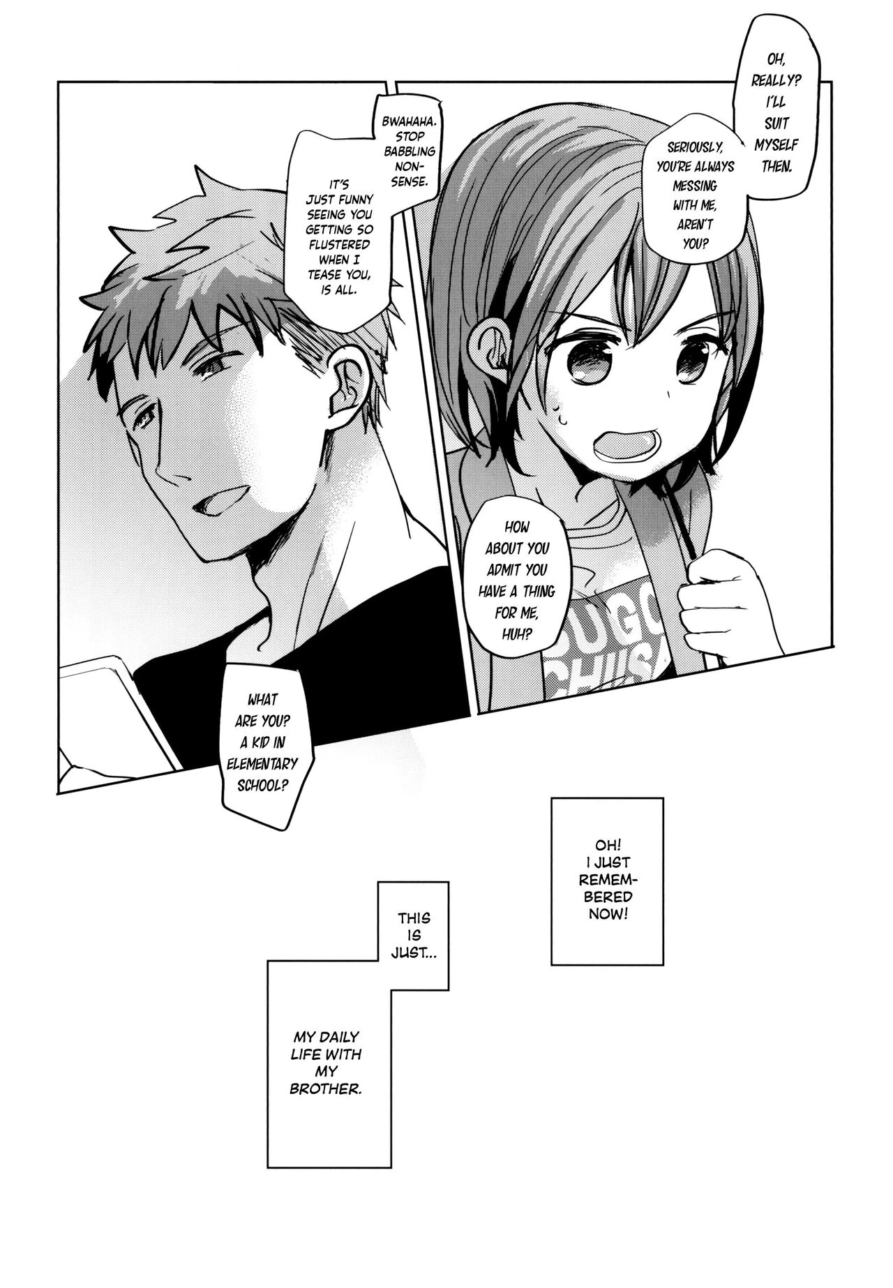 My Daily Life with my Brother | Watashi to Ani no Nichijou porn comic picture 4