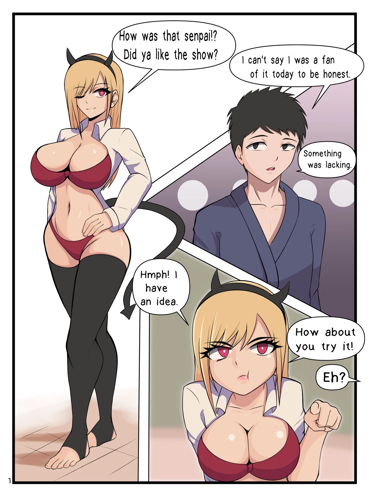 My dress-up switch-up porn comic picture 2