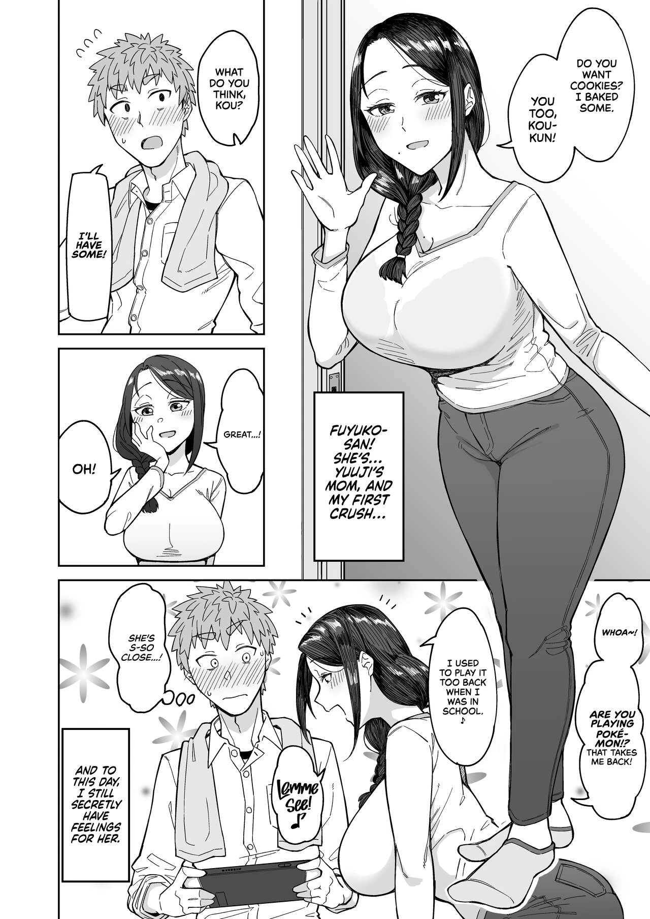 My First Love Is My Friend's Mom | Hatsukoi no Hito wa, Tomodachi no Mama porn comic picture 4