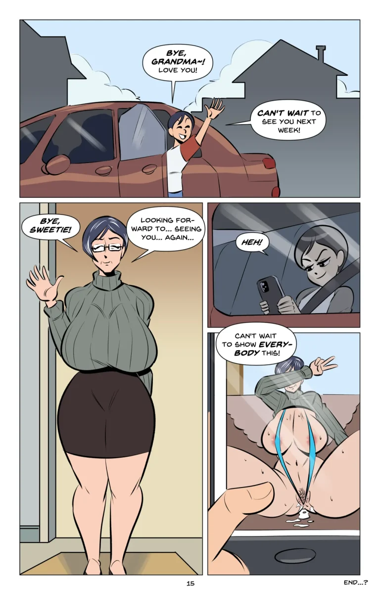My Granny? The Former Sexy Star?! porn comic picture 16
