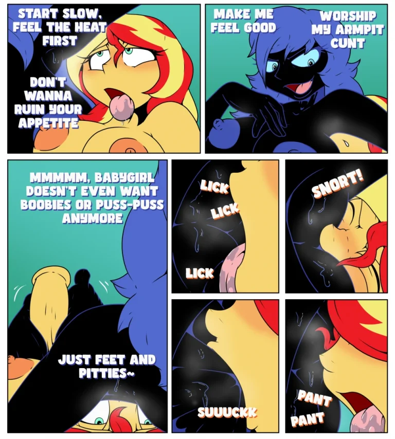 My Lesbo Pits porn comic picture 2