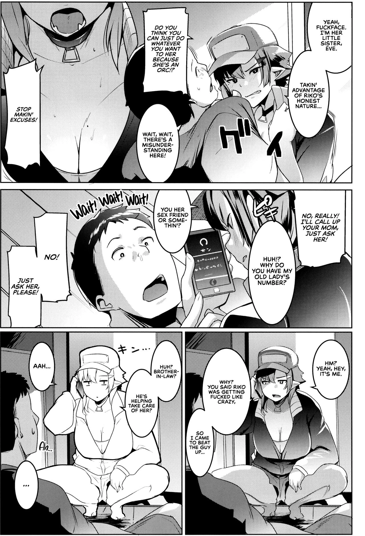 My Little Sister is a Female Orc 2 | Imouto wa Mesu Orc 2 porn comic picture 6