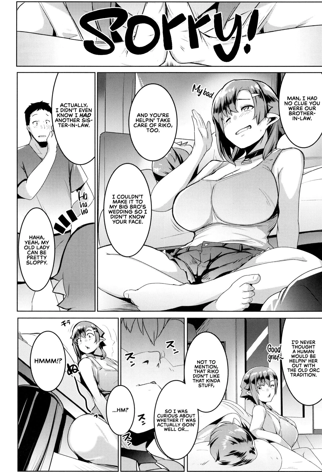 My Little Sister is a Female Orc 2 | Imouto wa Mesu Orc 2 porn comic picture 7
