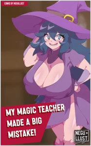 My Magic Teacher Made A BIG Mistake! porn comic picture 1