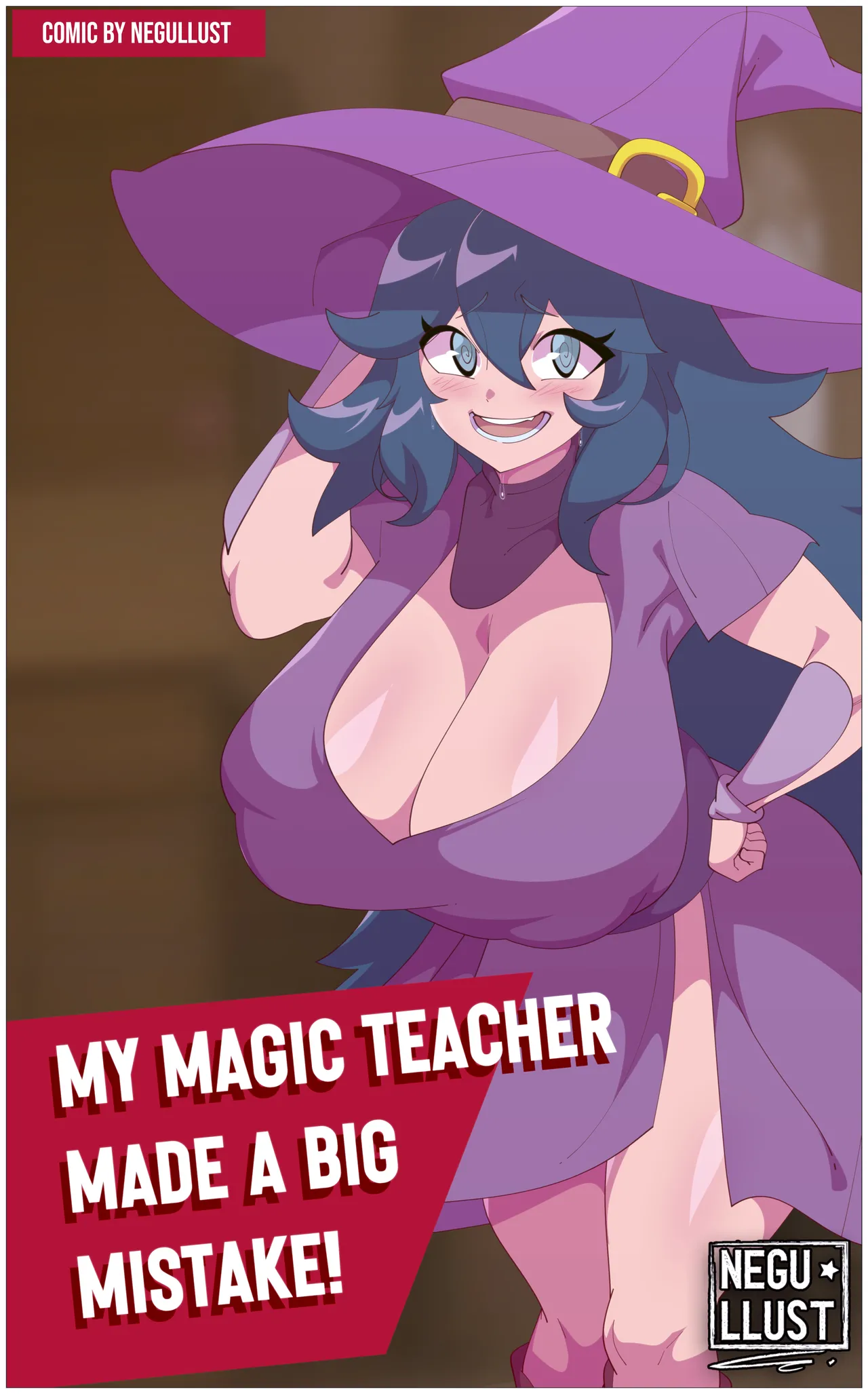 My Magic Teacher Made A BIG Mistake! porn comic picture 1