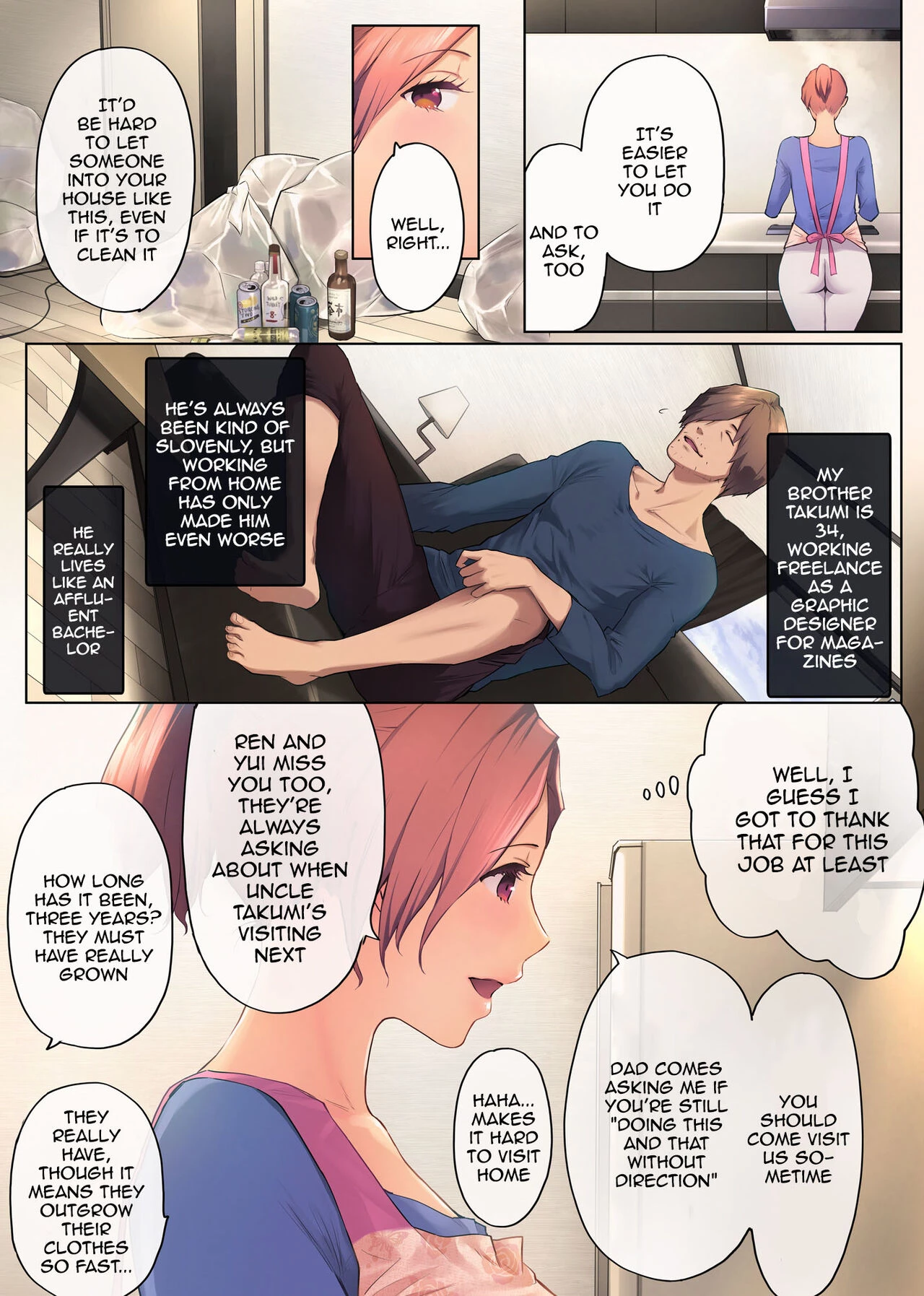 My Mature Older Sister ~The Crazy Convenient Relationship of An Older Sister and Younger Brother In Their 30s | UreAne ~Sanjuudai kara no Tsugou ga Yosugiru Kyoudai Kankei~ porn comic picture 9
