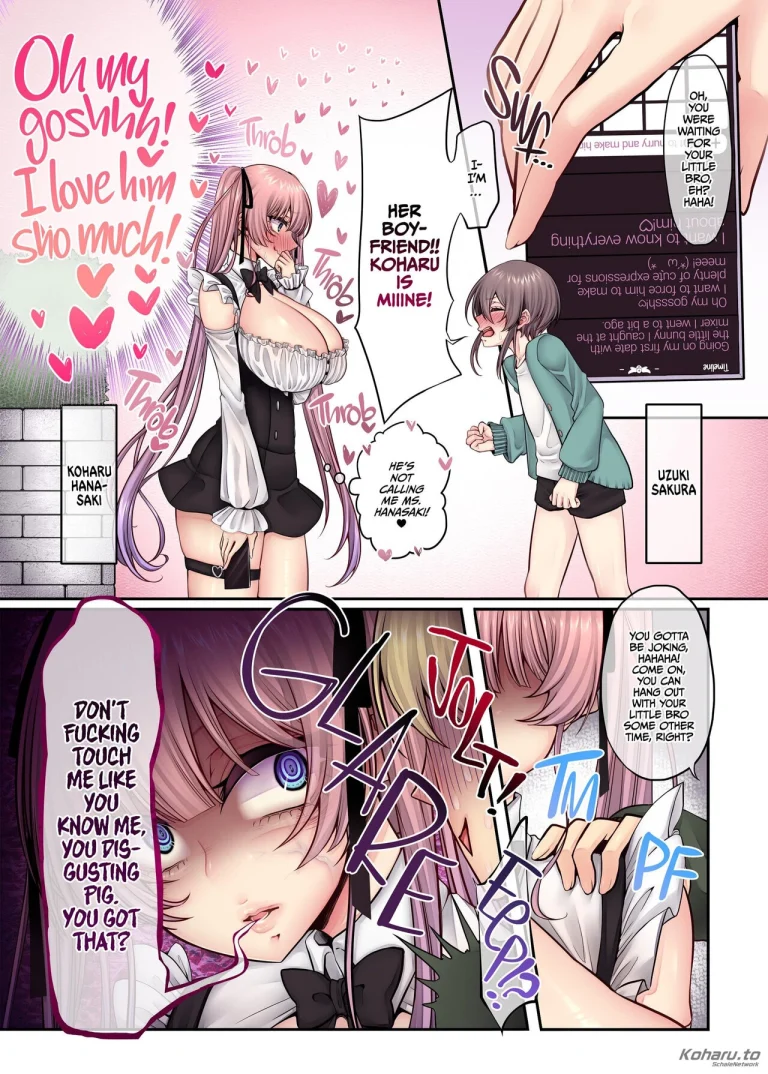My Naughty Pink-Haired Lover porn comic picture 3