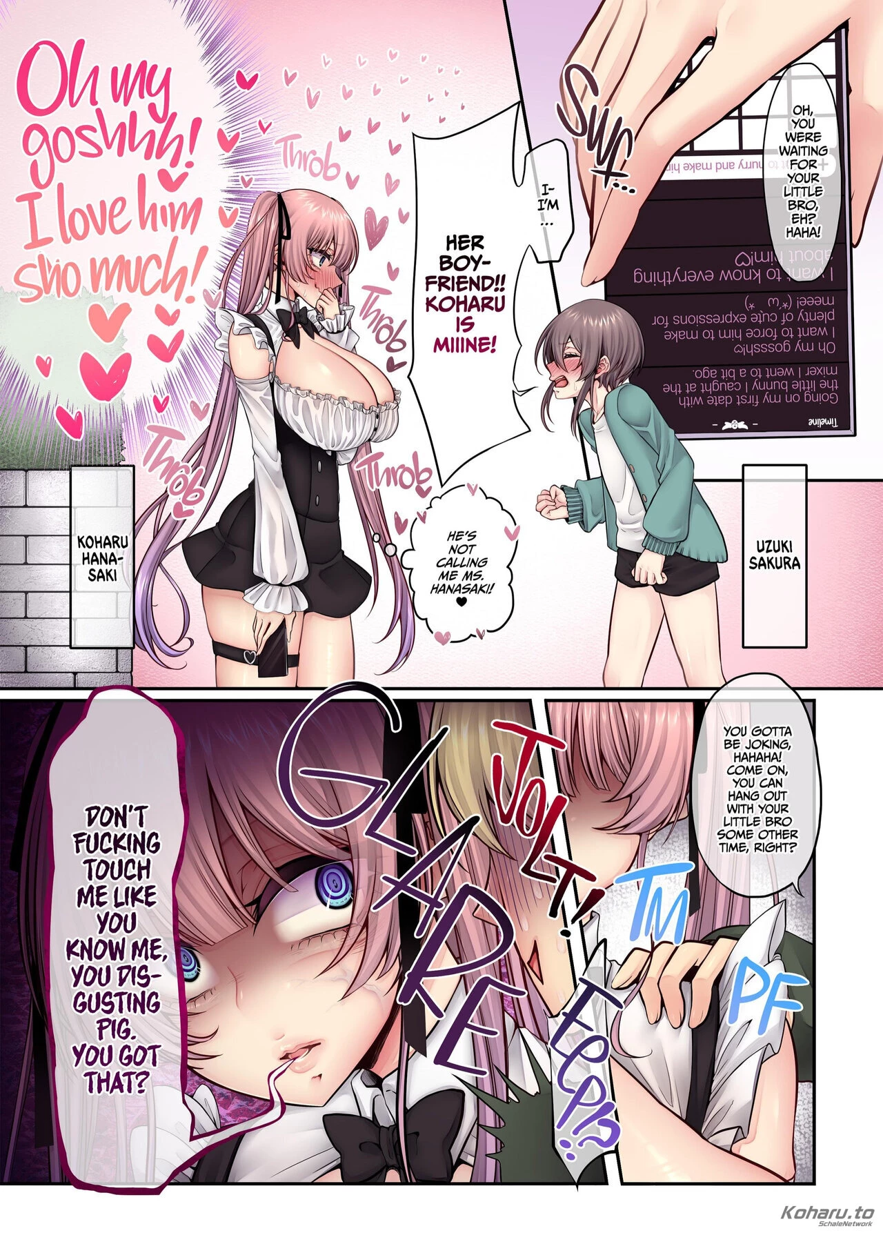 My Naughty Pink-Haired Lover porn comic picture 3
