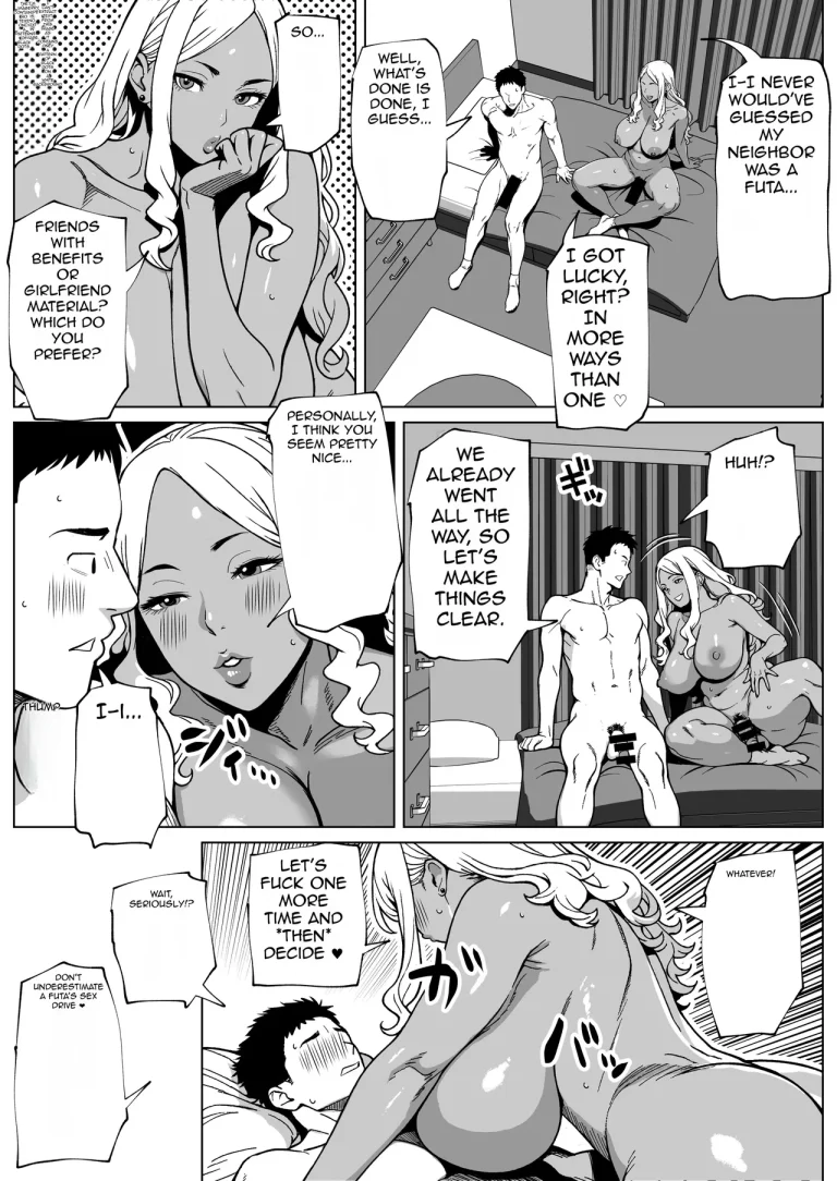 My Neighbor is a Futa Gyaru Gal! porn comic picture 37