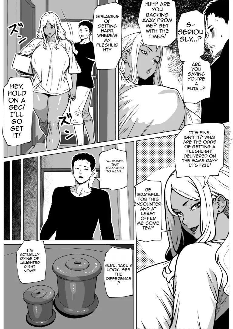 My Neighbor is a Futa Gyaru Gal! porn comic picture 5
