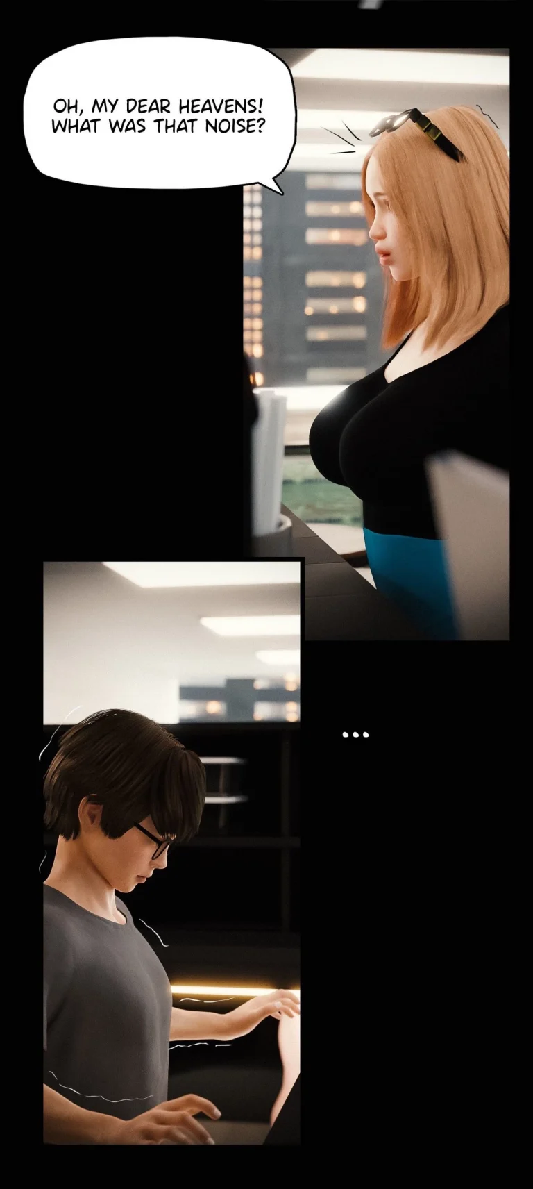 My Neighbor's Widow 12 porn comic picture 40