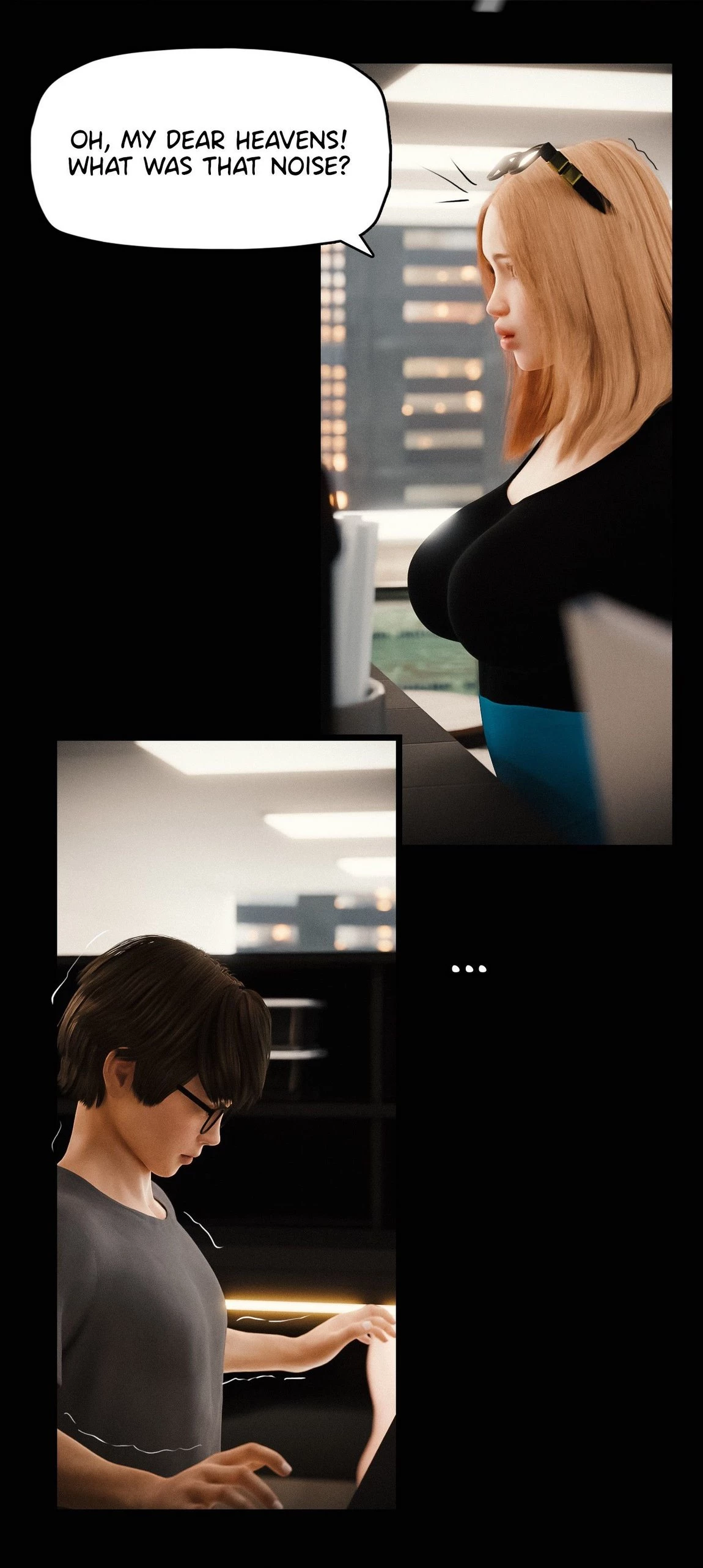 My Neighbor's Widow 12 porn comic picture 40