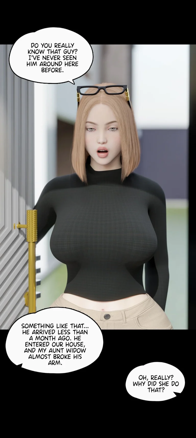 My Neighbor's Widow 15 porn comic picture 8