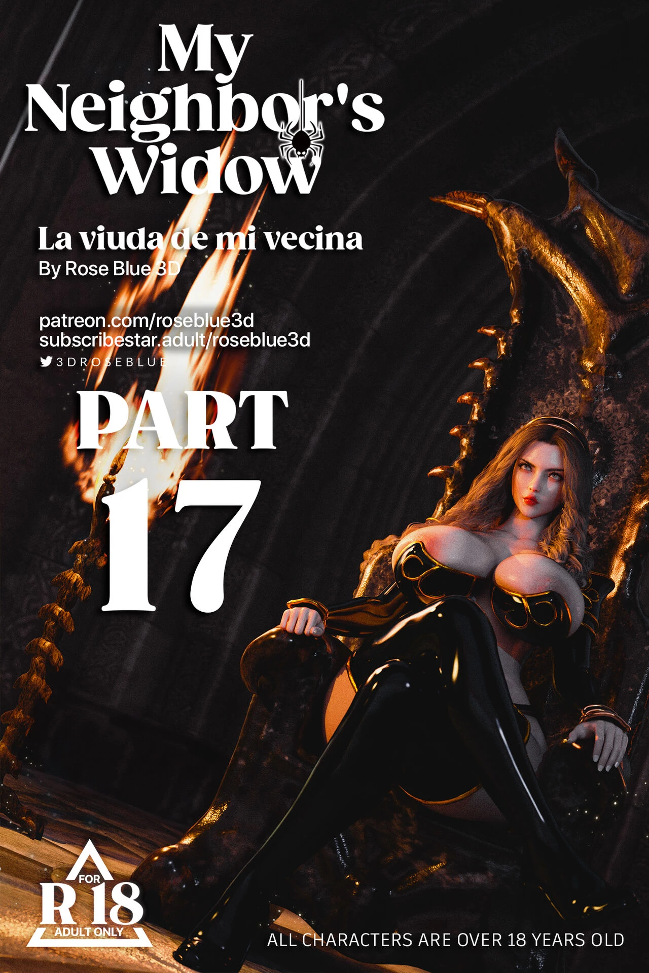 My neighbor's widow 17 porn comic picture 1
