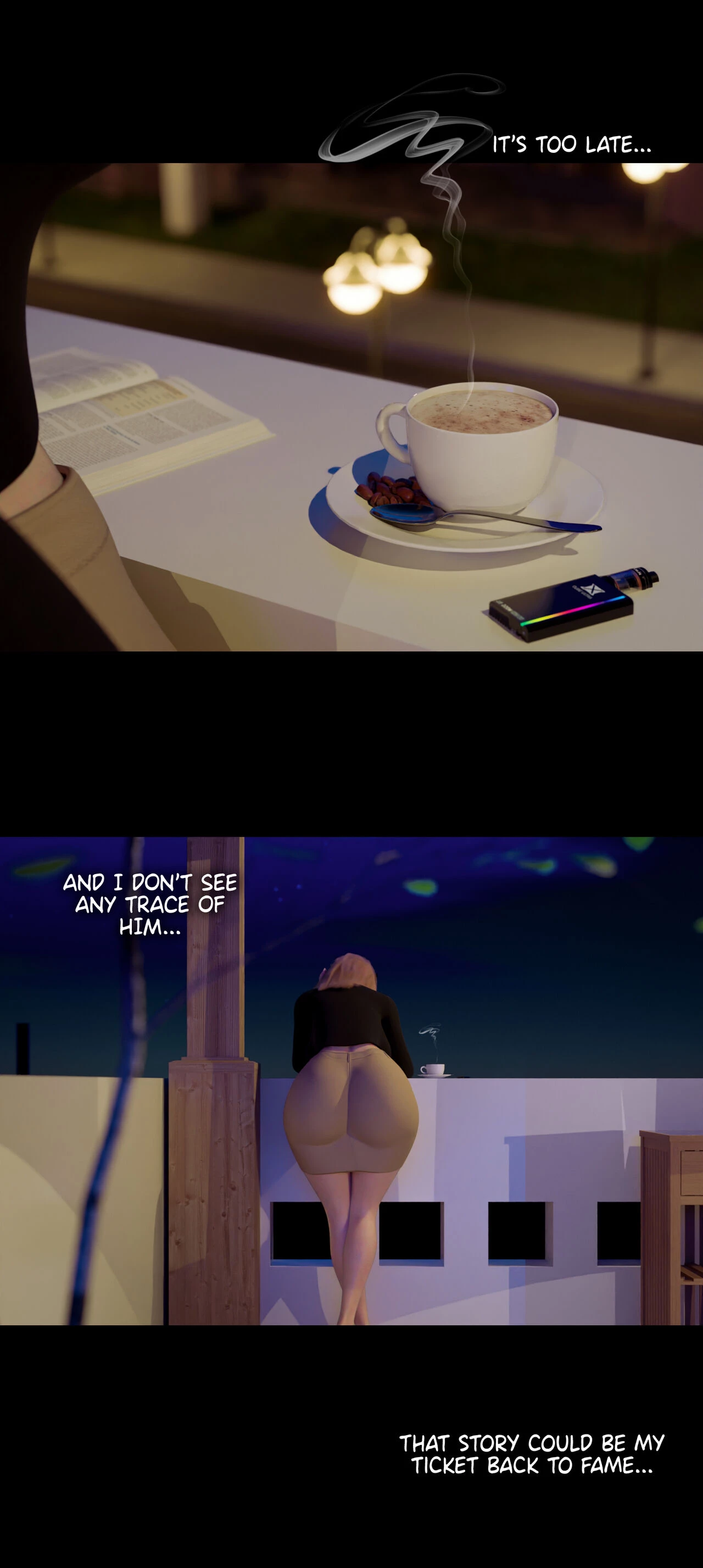 My neighbor's widow 18 porn comic picture 3