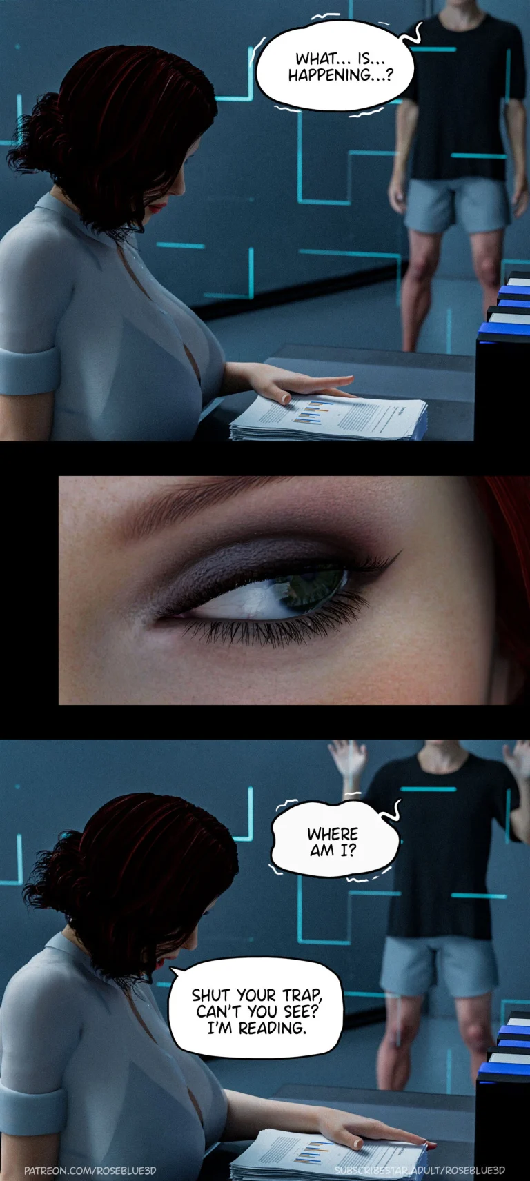 My neighbor's widow 23 porn comic picture 16